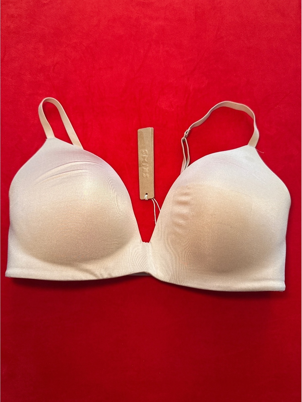 Skims Wireless Form T Shirt Bra Color Clay Size 34D